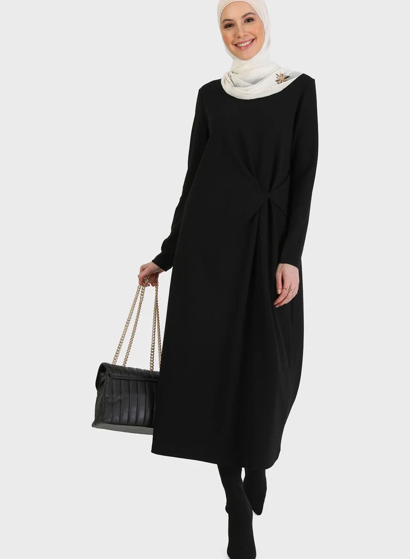 Refka by modanisa Knot Detail Dress