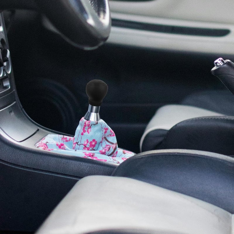 ORFOFE 2pcs Manual Shift Knob Cover Silicone Round Gear Shift Knob Protector Anti-Slip Wear-Resistant Universal Fit for Car Truck SUV Transmission - Image 4