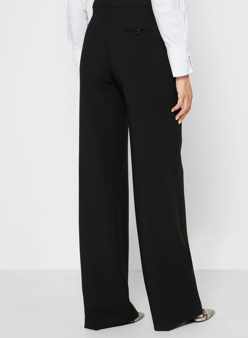 MANGO Wide Leg Pants