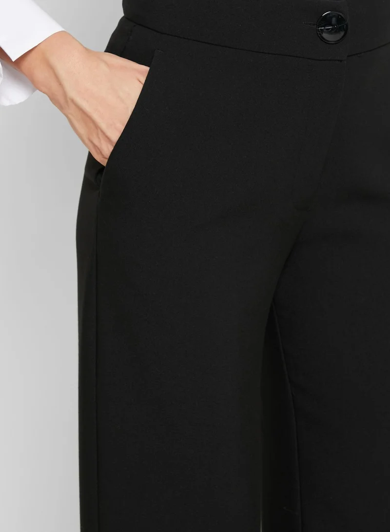 MANGO Wide Leg Pants