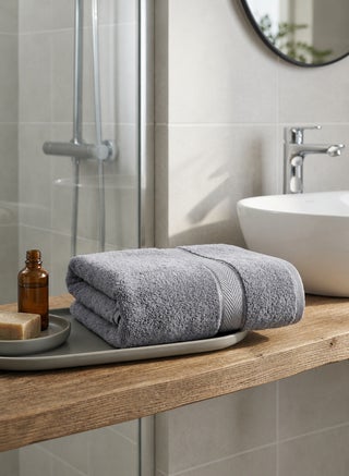 Grey Bath Towel