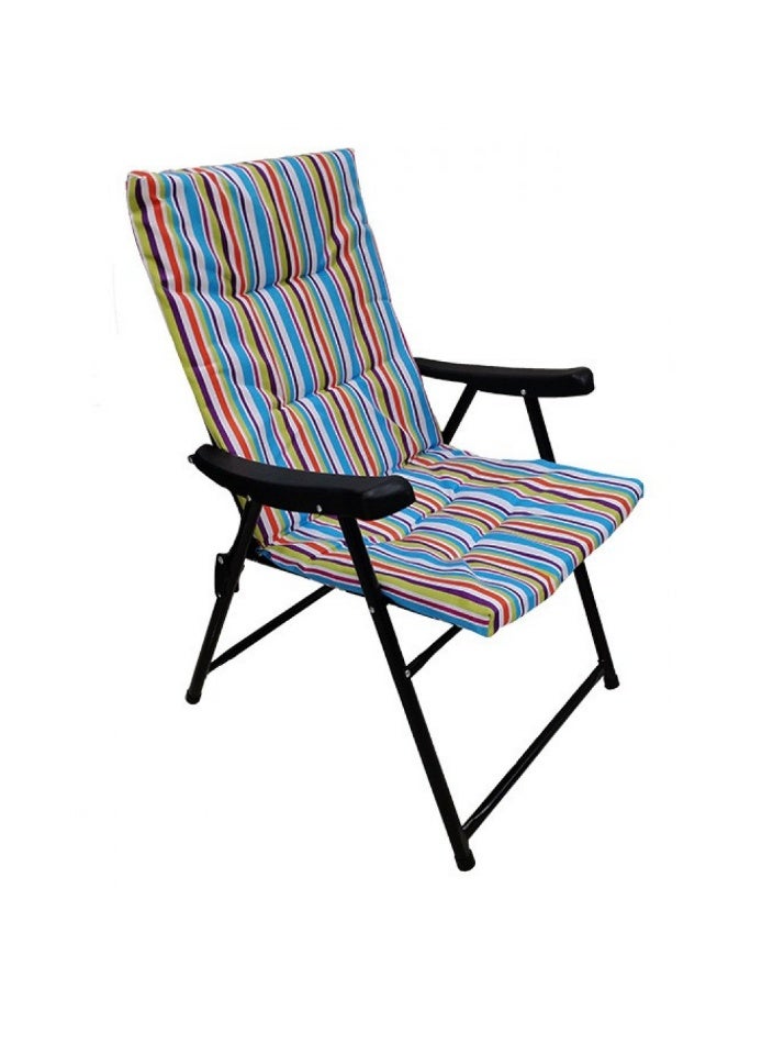 SMART HOME Folding Camping Chair Set of 2 - Lightweight, High-Backed, Padded Camping Chair for Outdoor Camping, Beach Camping, and Hiking (Color Matches Picture) - Image 5