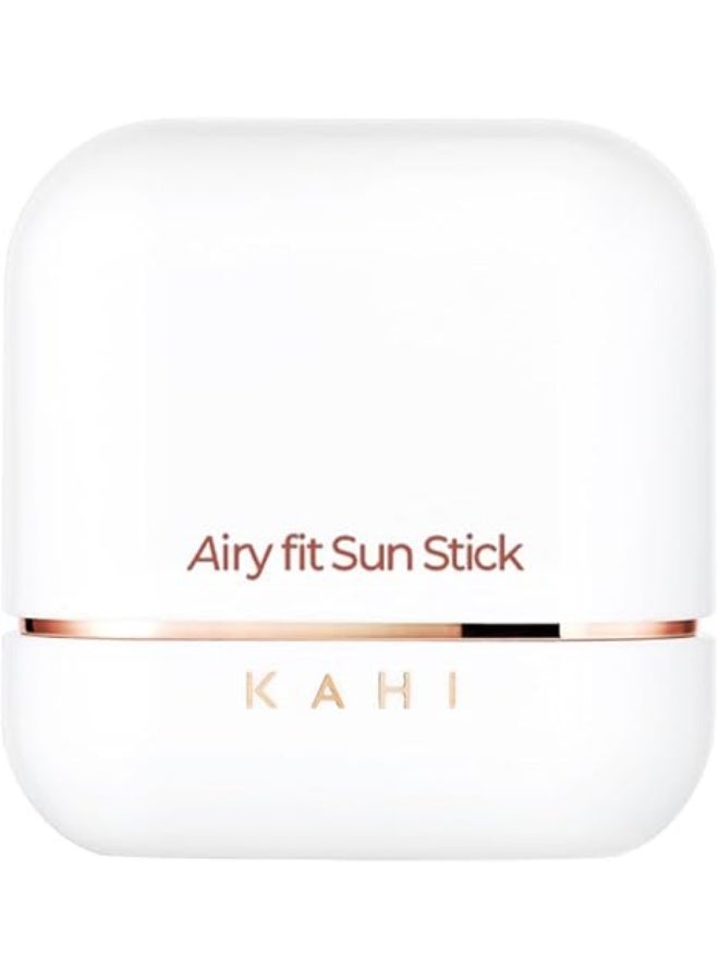واقي الشمس KAHI Airy Fit Sun Stick، 14 غرام، عناية من الأشعة فوق البنفسجية، ماص للأشعة فوق البنفسجية، واقي شمس كيميائي، مستحضرات تجميل كورية، عناية بالبشرة، كريم واقٍ من الشمس، صيف، AIRY FIT SUN STICK