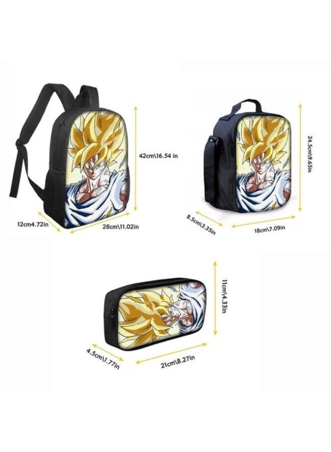 عام حقيبة ظهر مطبوعة عالمية مشتركة - مجموعة حقائب ظهر من ثلاث قطع (متوفرة للطلاب والأطفال والأصدقاء في النزهايات وتسلق الجبال وما إلى ذلك) - 33 - Image 3