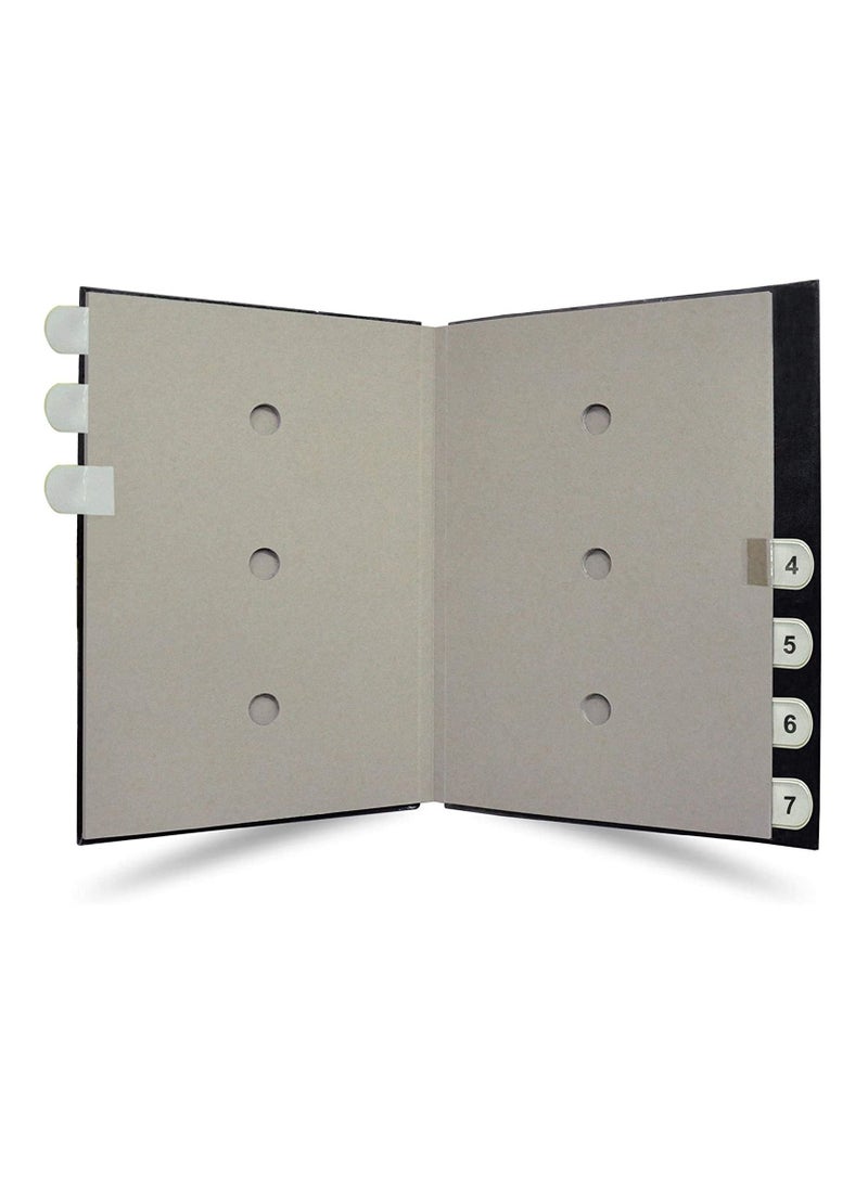 FIS Signature Book, Vinyl Material Cover, 7 Sheets (1-7), Black Color, 240 x 340 mm - FSCL1-7 - Image 2