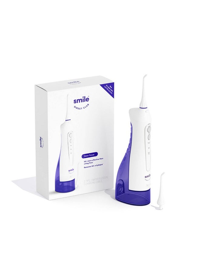SmileDirectClub - Premium Edition Water Flosser - Xl Water Reservoir With 2 Nozzles, Waterproof And Cordless Design, 3 Pressure Modes - Removes 99% Of Plaque - Image 1