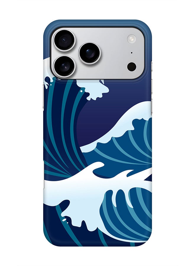 Stylizedd For iPhone 17 Pro Max,Case, [Compatible with MagSafe] Magnetic cover Slim fit Protection Matte, - Japanese Sea