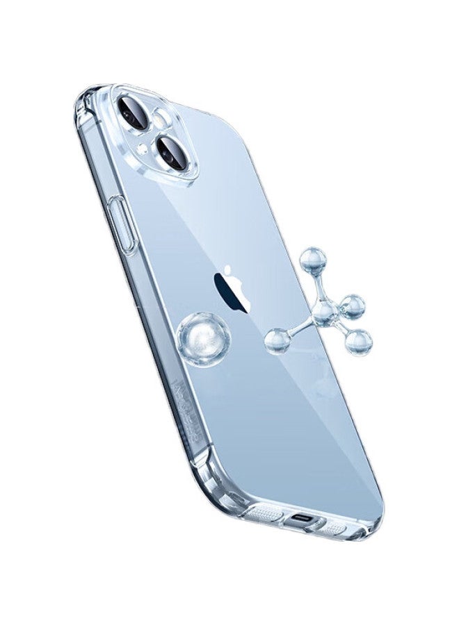 Smartdevil Iphone 15 Plus Case, Shockproof Airbag Protective Cover, Ultra-Thin Full Lens Protection, Transparent Soft Shell, Anti-Yellowing, Wear-Resistant, Drop-Resistant, Unisex Design - Image 1