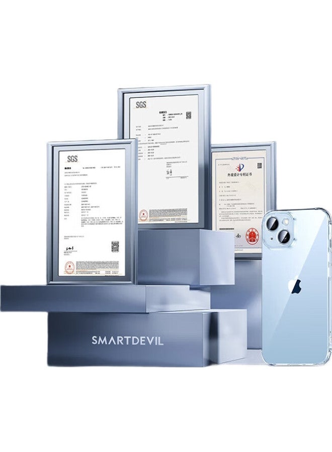 Smartdevil Iphone 15 Plus Case, Shockproof Airbag Protective Cover, Ultra-Thin Full Lens Protection, Transparent Soft Shell, Anti-Yellowing, Wear-Resistant, Drop-Resistant, Unisex Design - Image 3