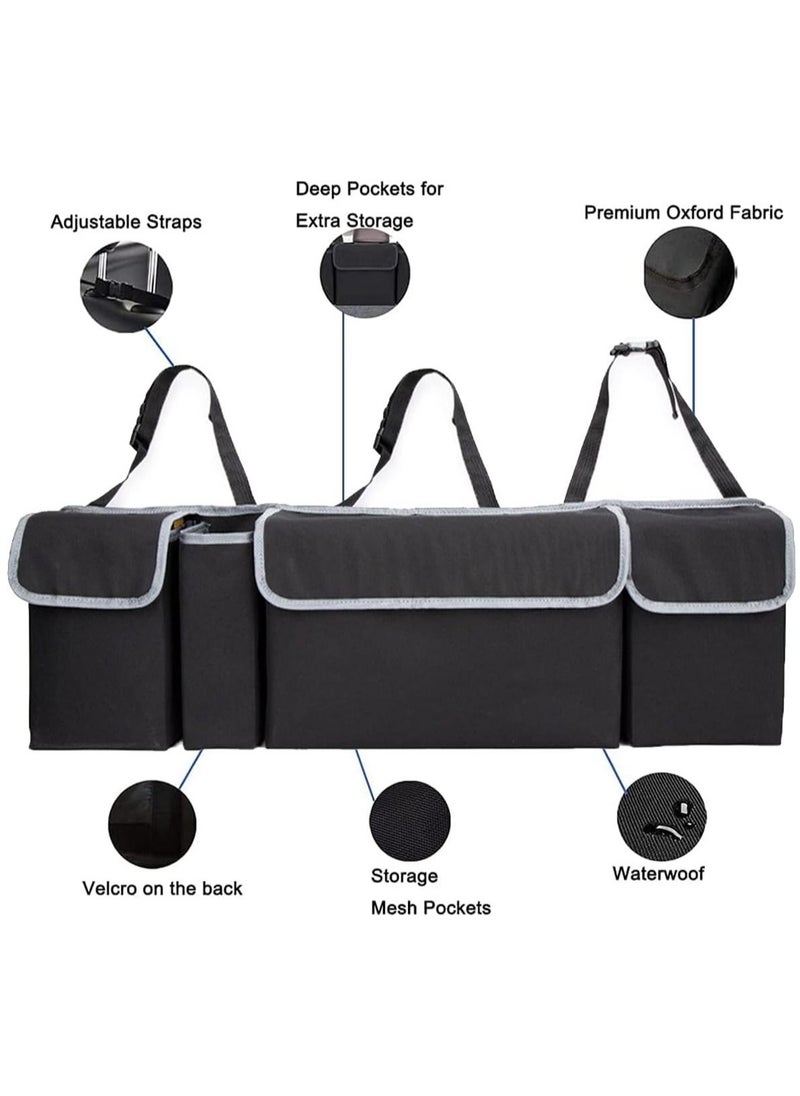 BLOOMING TIME - Car Boot Organizer Waterproof, Multi-Compartment Storage Bags for SUVs and Hatchbacks - Image 1