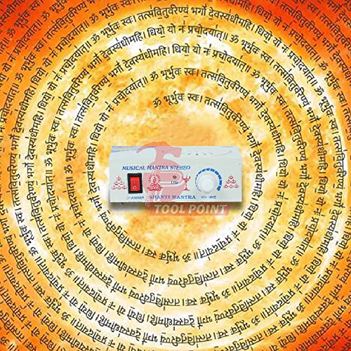 Tool Point 35 in 1 ABS Plastic Gayatri Mantra Machine Prayer Kit (Large) - Image 5