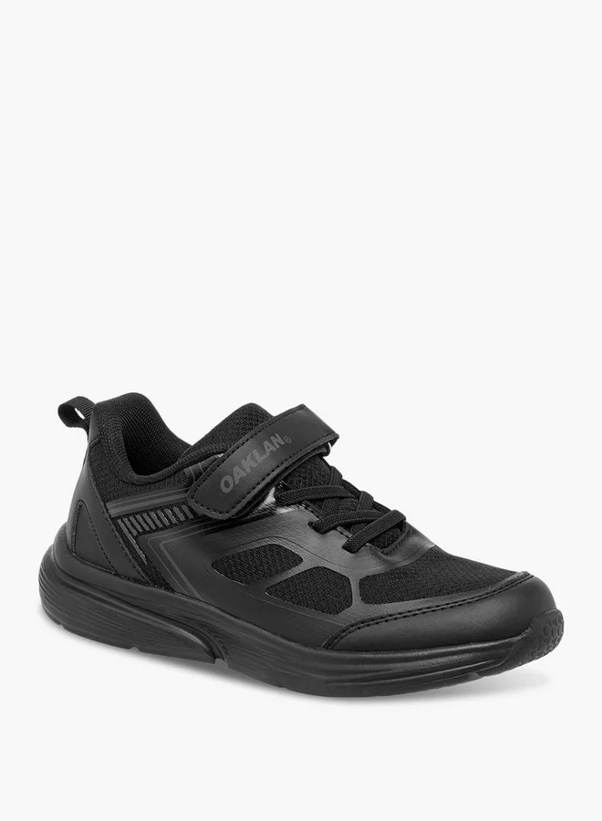 Oaklan by Shoexpress Panelled Shoes with Hook and Loop Closure