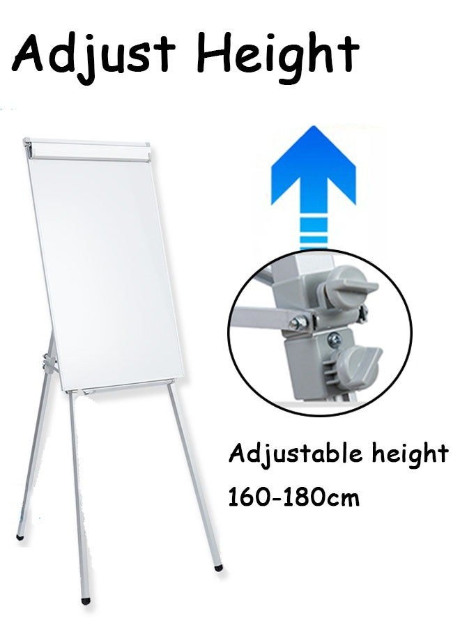GBQ Magnetic Whiteboard 70*100cm Aluminum Height Adjustable With 1PCS Whiteboard Marker Holder, 4PCS Whiteboard Magnet, 1PCS Whiteboard Eraser, 4PCS Whiteboard Marker - Image 4