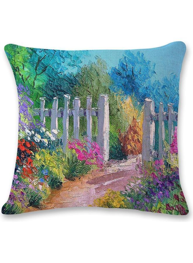 NIBEMINENT Decorative Printed Cushion Cover Multicolour