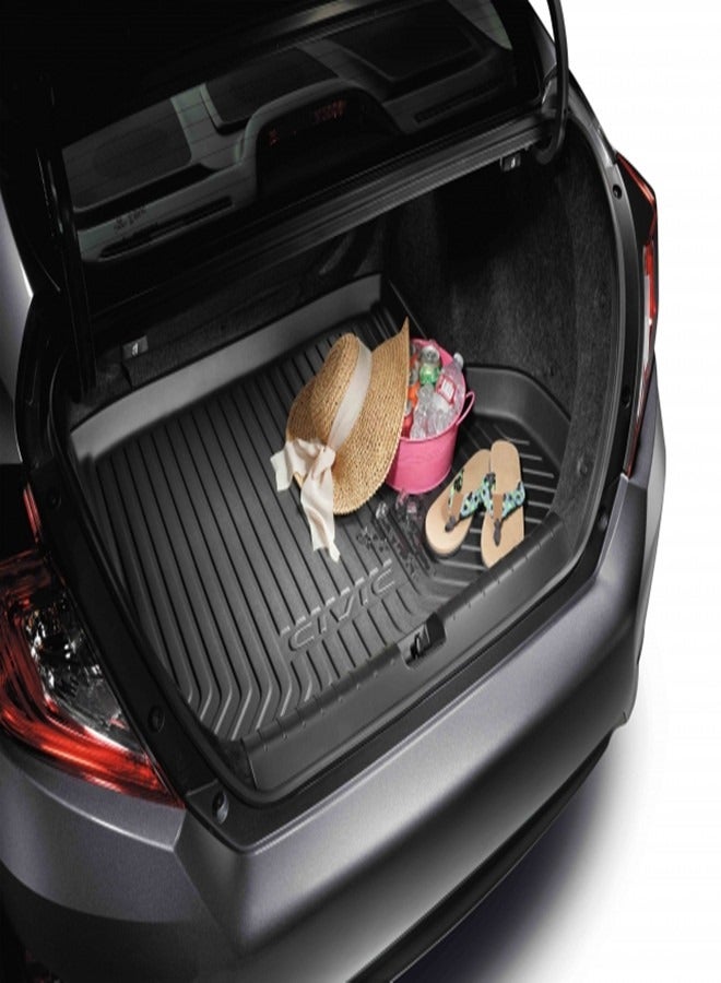 Generic Honda Civic Trunk Mat, Rear Cargo Linet Boot Mat for Civic 10th Gen 2016-2021 Models, Tpe Trunk Mat, Civic Accessories  - Image 2