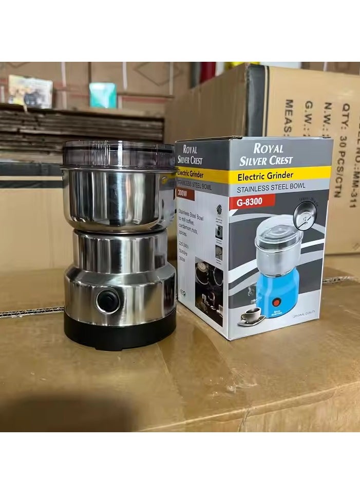 SLIVERS CRIEST - Stainless Steel Nima Multifunctional Grinder Smash Machine Coffee Beans Electric Grinder and Coffee Maker Household Electric Mixer Grinder - Image 1