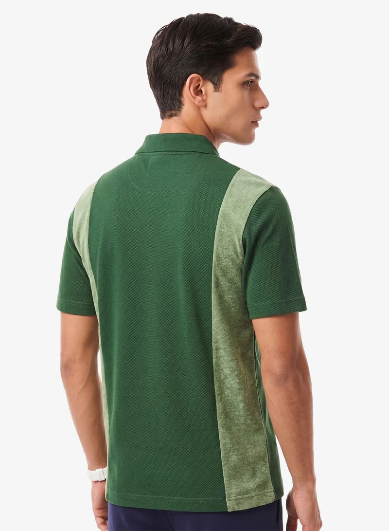 لاكوست Relaxed Fit PiquÃ© And Toweling Golf Polo