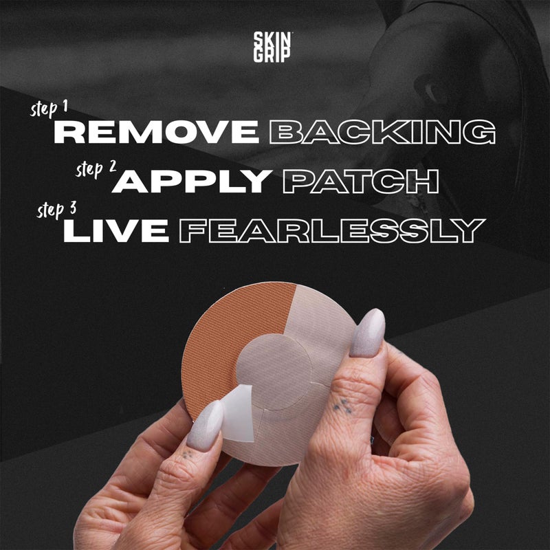 Skin Grip Freestyle Libre 2 Sensor Covers & Lingo CGM â€“ Waterproof and Sweatproof Adhesive for 10-15 Days, Pre-Cut Medical Tape, Continuous Glucose Monitor Patch â€“ 20 Pack, Chocolate - Image 4