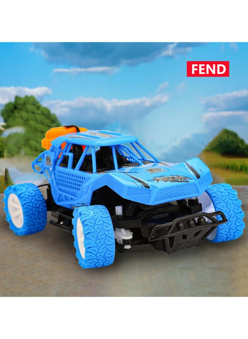 Fend Rechargable Remote Control Water Spray Runner Climbing Car with Rear Fog LED Light for Kids Blue - Image 5
