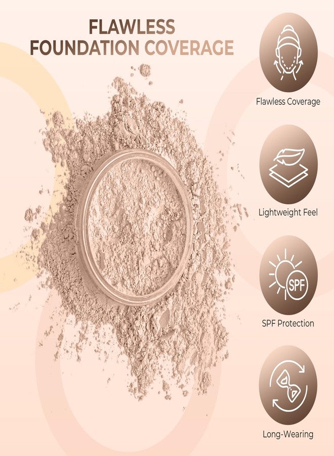 Sweet Face Minerals XXL KIT with CASE (LIGHT) Mineral Makeup Set Bare Face Matte Powder Foundation - Image 3