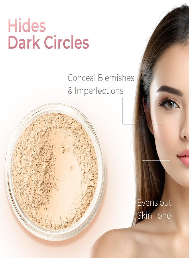 Sweet Face Minerals XXL KIT with CASE (LIGHT) Mineral Makeup Set Bare Face Matte Powder Foundation - Image 5