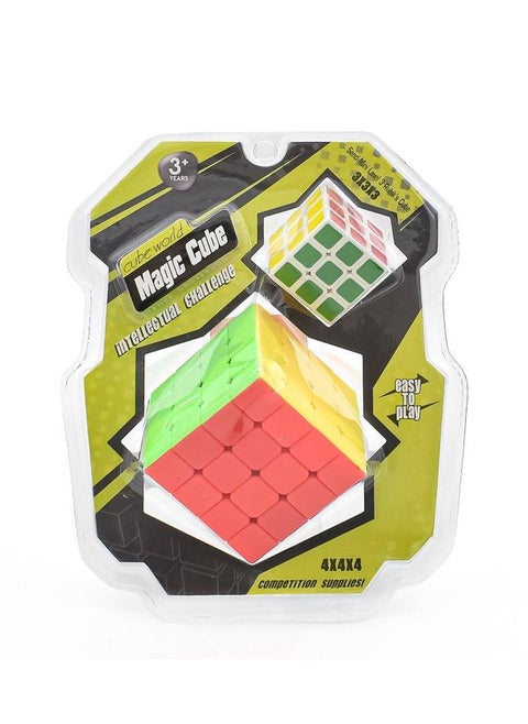 Skill games puzzle cube  rubik cube two pieces