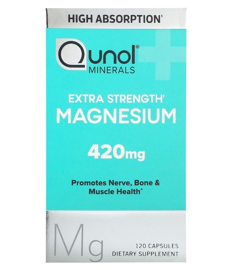 Qunol Magnesium 120 Capsules (210 mg per Capsule)