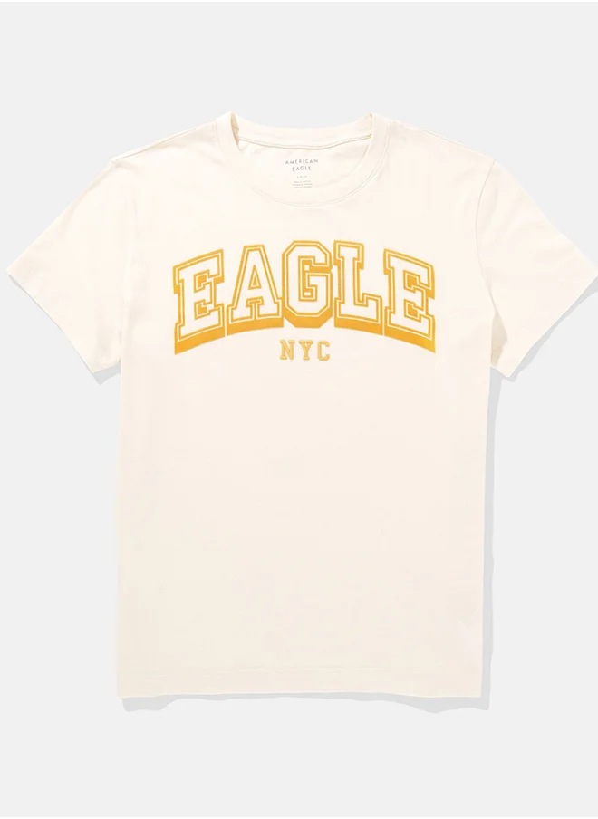امريكان ايجل Logo Crew Neck T-Shirt