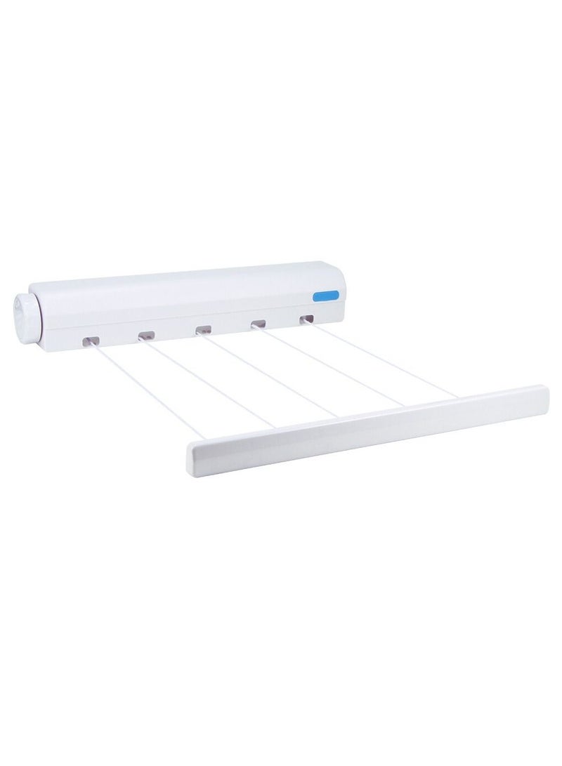 DubaiGallery Retractable Clothesline Plastic Clothes Line Automatic Telescopic Drying Rack Wall Mounted Clothes Hanging Line for Indoor Outdoor - Image 1