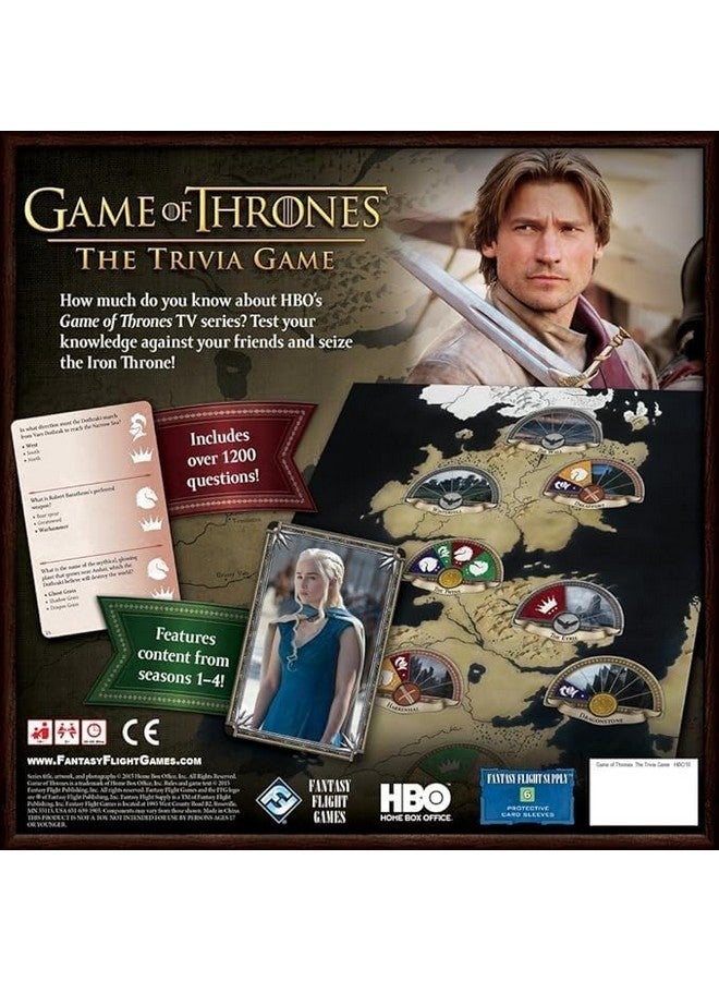 Fantasy Flight Games HBO Game of Thrones Trivia Game - Image 2