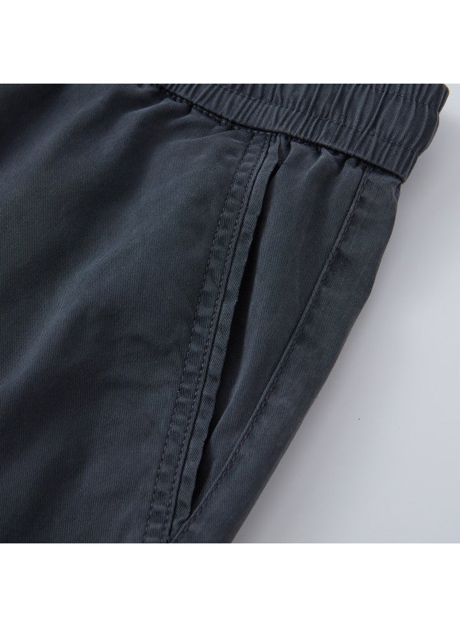 FOLUNSI With Lyocell】men's Elastic Waist Straight Leg Pants - Versatile Casual Trousers For Work & Leisure - Image 5