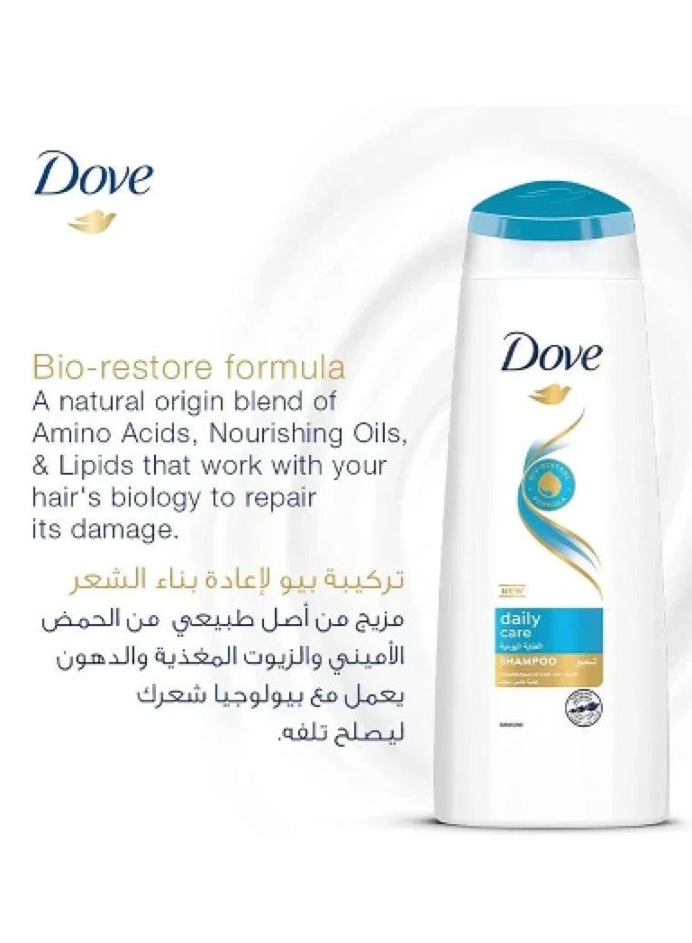 Dove Daily Care Nourishing Shampoo for Dry Hair, 190 ml - Image 2