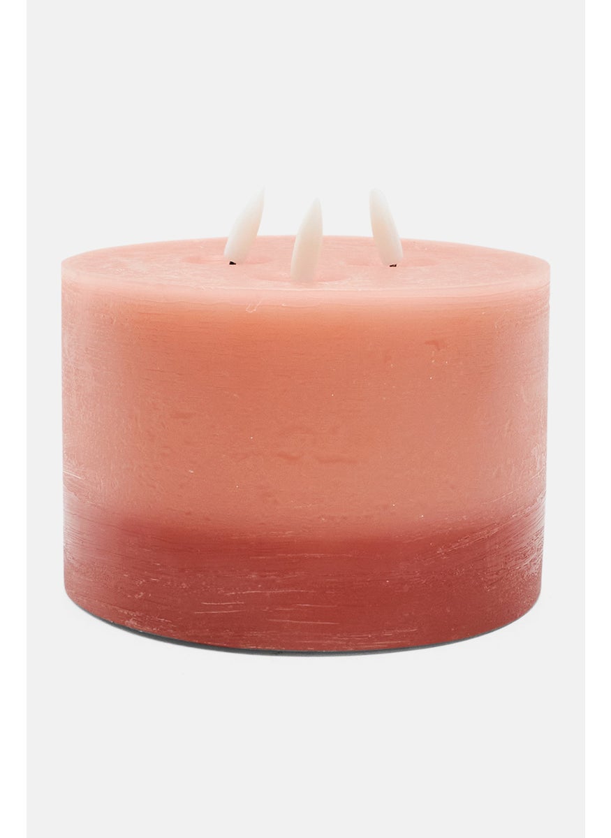 Tchibo XL LED Real Wax Candles, Rose Pink Combo  - Image 2