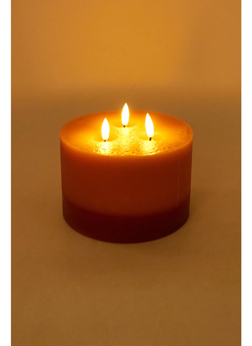 Tchibo XL LED Real Wax Candles, Rose Pink Combo  - Image 3
