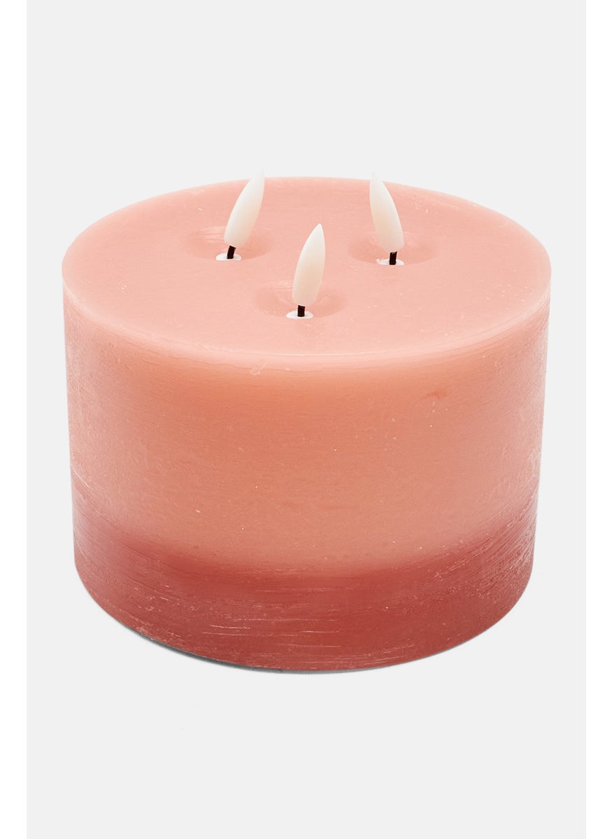 Tchibo XL LED Real Wax Candles, Rose Pink Combo  - Image 1