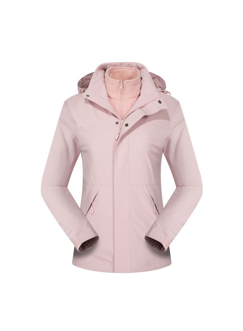Loquat Three-in-one Detachable Two-piece Hood Waterproof Overcoat  - Image 1