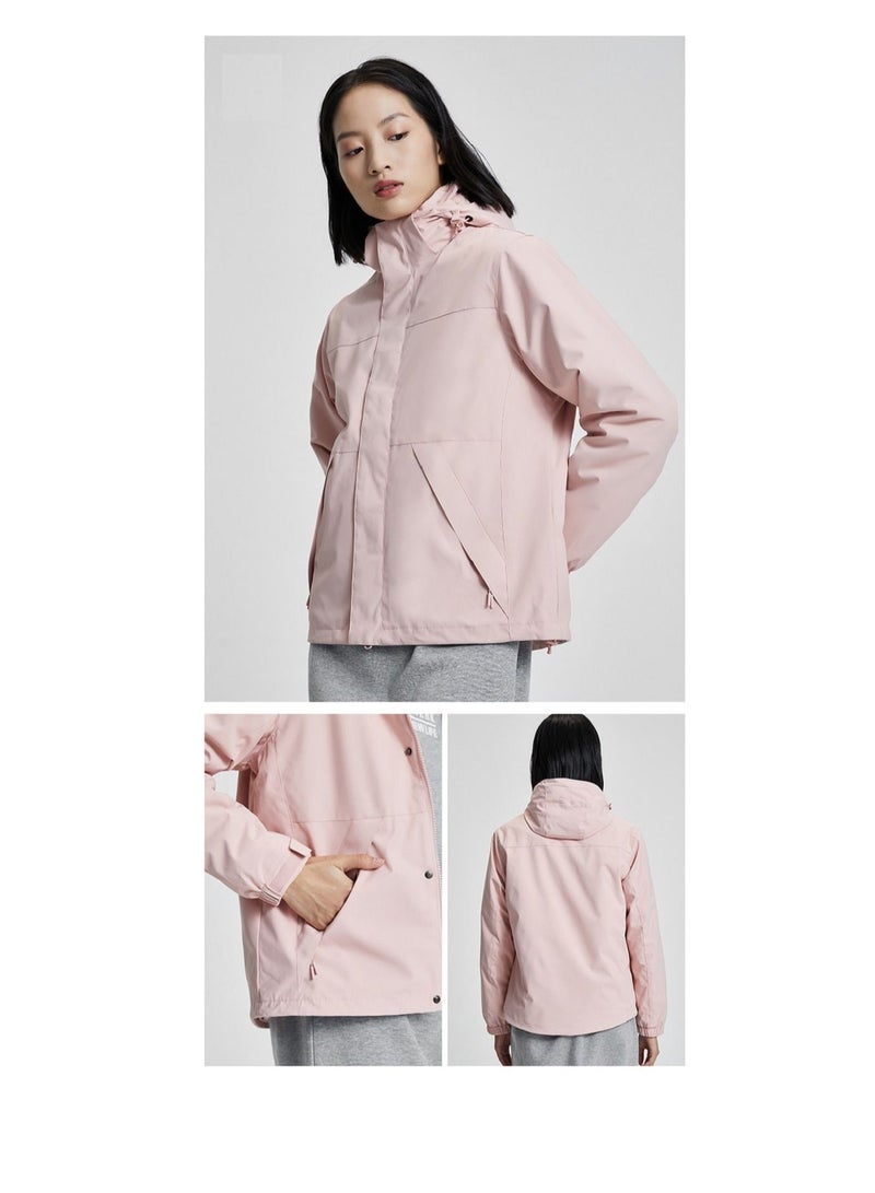 Loquat Three-in-one Detachable Two-piece Hood Waterproof Overcoat  - Image 2