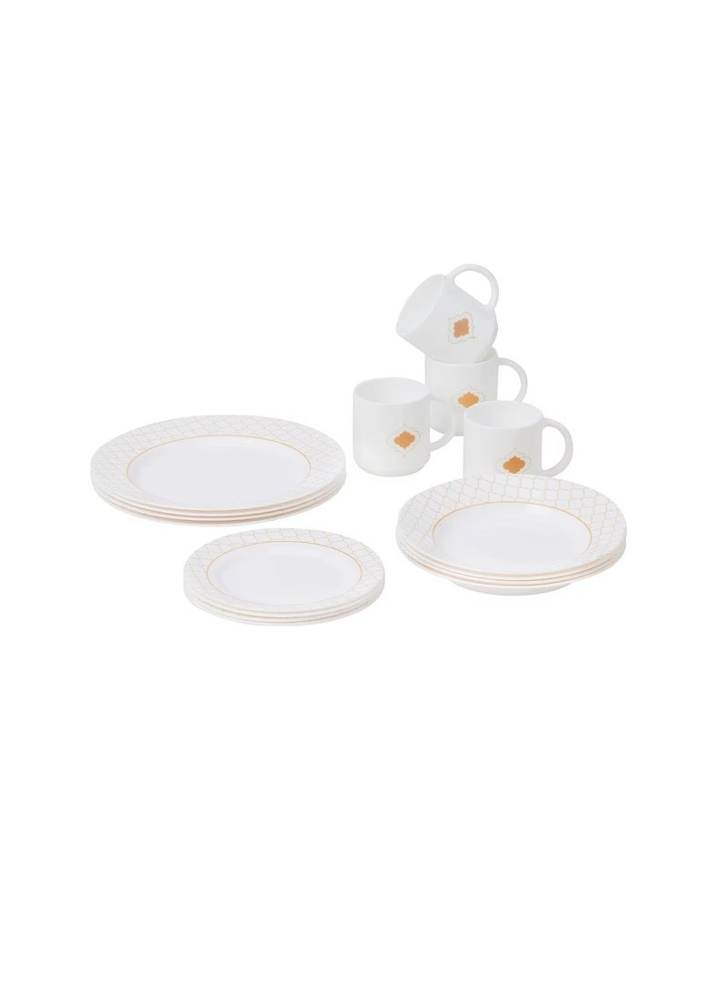 16-piece service, gold-colour - Image 1