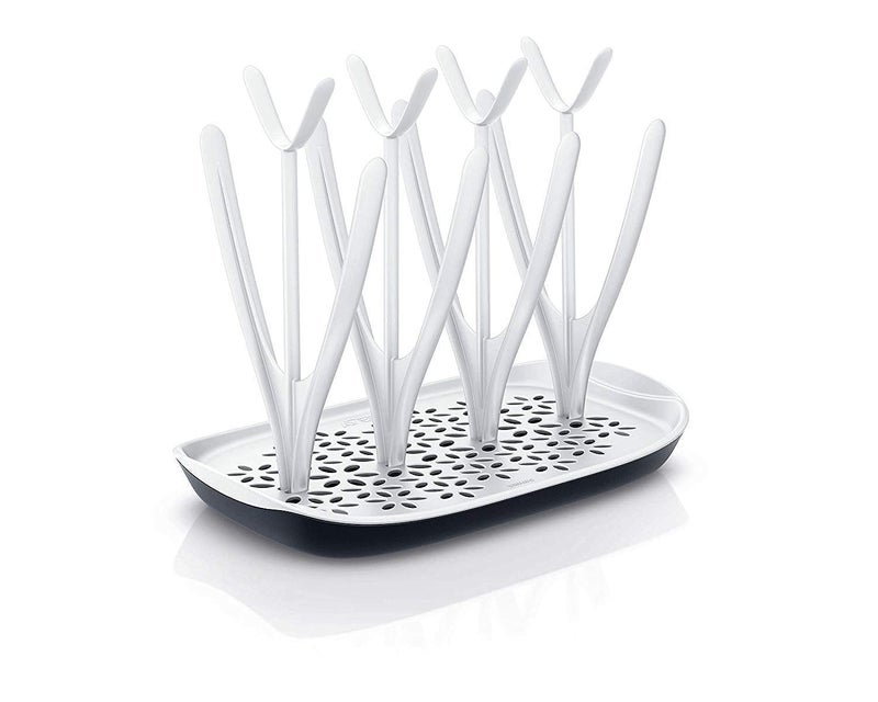 Baby bottle drying rack, White