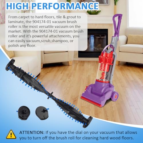 Eagleggo فرشاة استبدال EAGLEGGO 904174-01 مع أغطية نهائية لمكنسة دايسون DC07 DC04 DC14 DC33 - Image 5