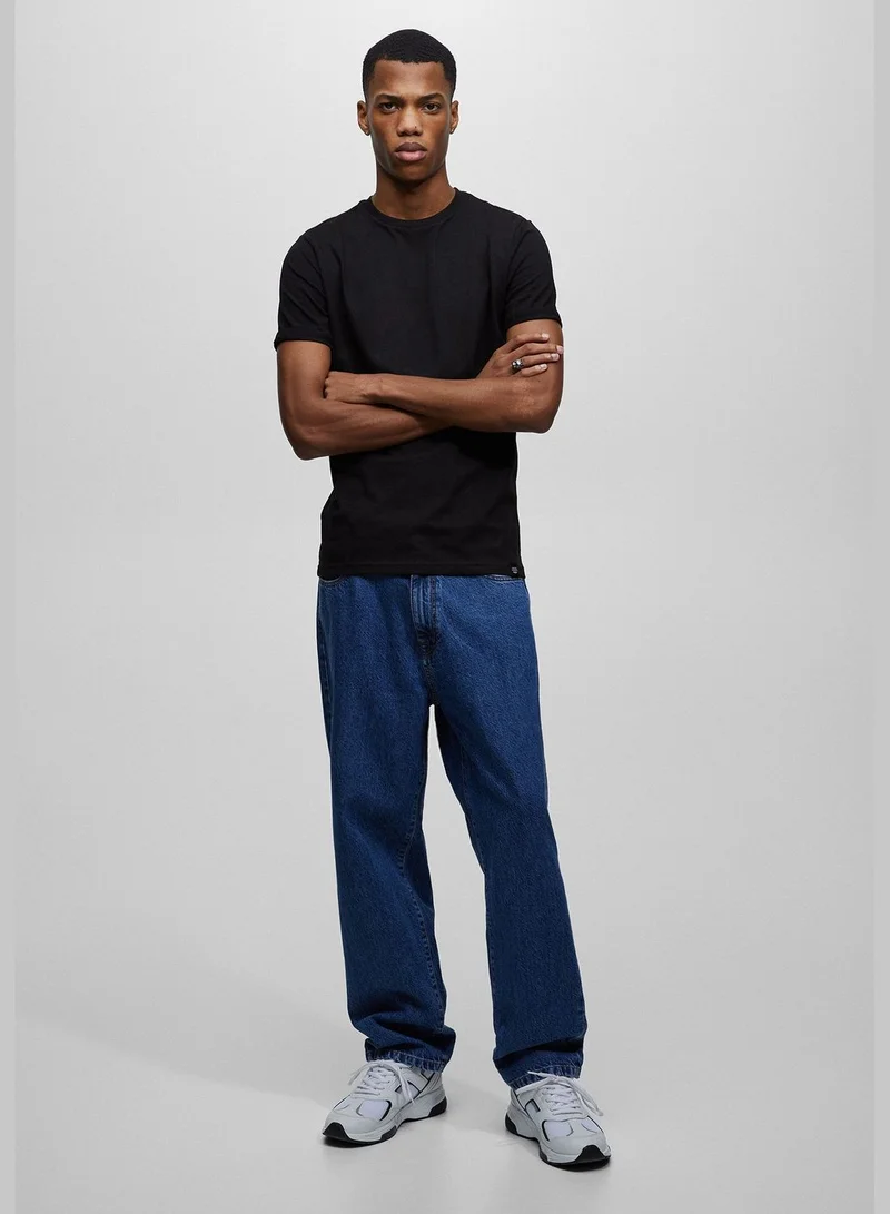 PULL&BEAR Basic muscle fit T-shirt