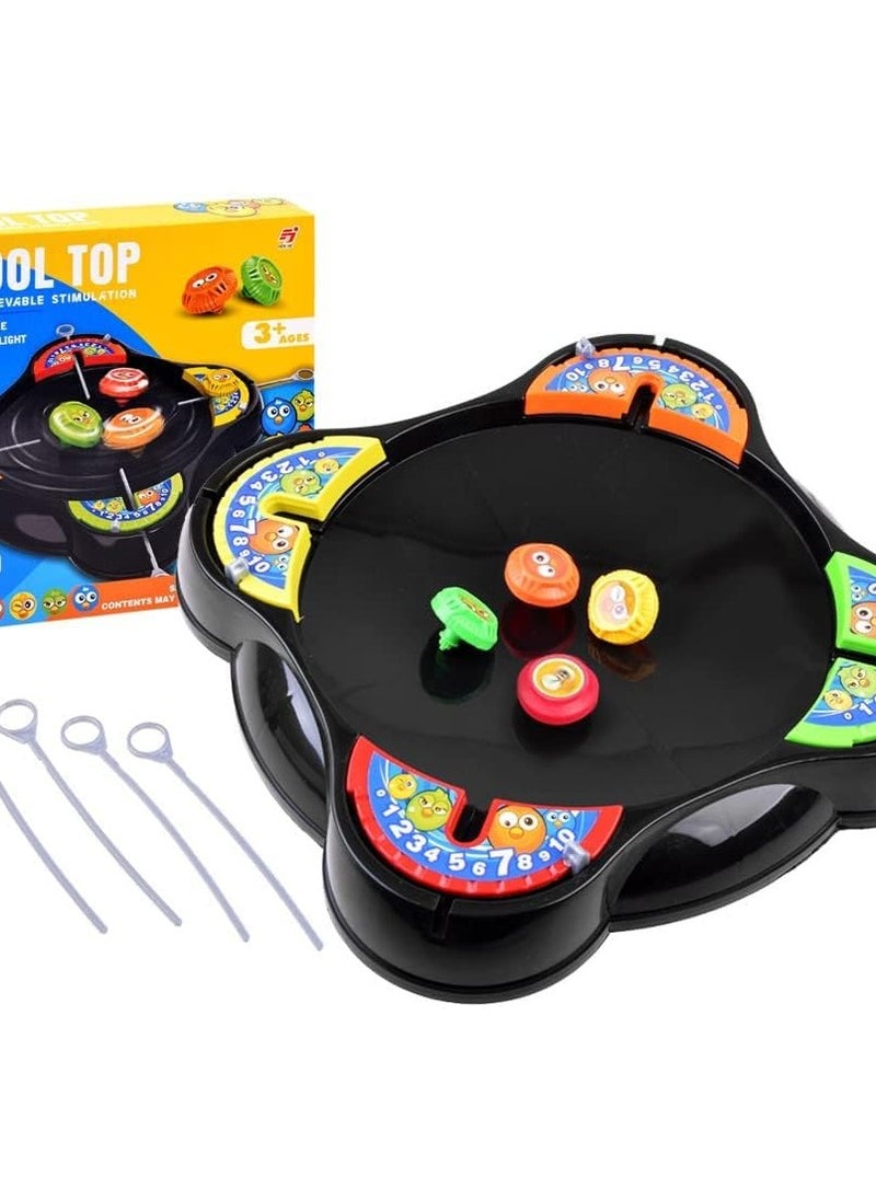 Goyal's Goyal's Cool Top Spinning Beyblades Game Gyro Battle Toy On Classic Super Arena Disk Classic Board Game For Kids, 2-4 Players With 4 Beyblades Spinners...  - Image 1