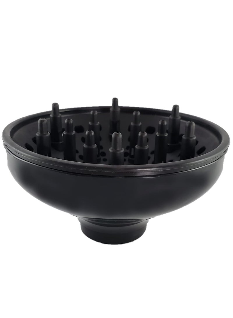 GAMMA+ Professional Hair Dryer Diffuser Attachment, Fits Only Gamma+ Dryer Models Black - Image 1