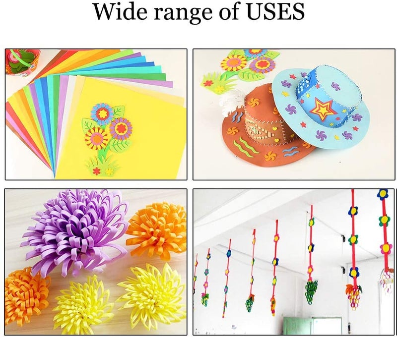 KABEER ART Foam Board Sheet Of 10 Different Colors A4 Size 2Mm Thickness,Watercolor - Image 3