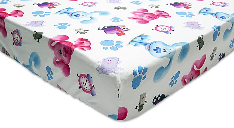 Blue's Clues Blues Clues You Are Smart 4 Piece Toddler Bedding Set – Includes Comforter, Sheet Set – Fitted + Top Sheet + Reversible Pillowcase for Boys And Girls Beds, Blue - Image 4