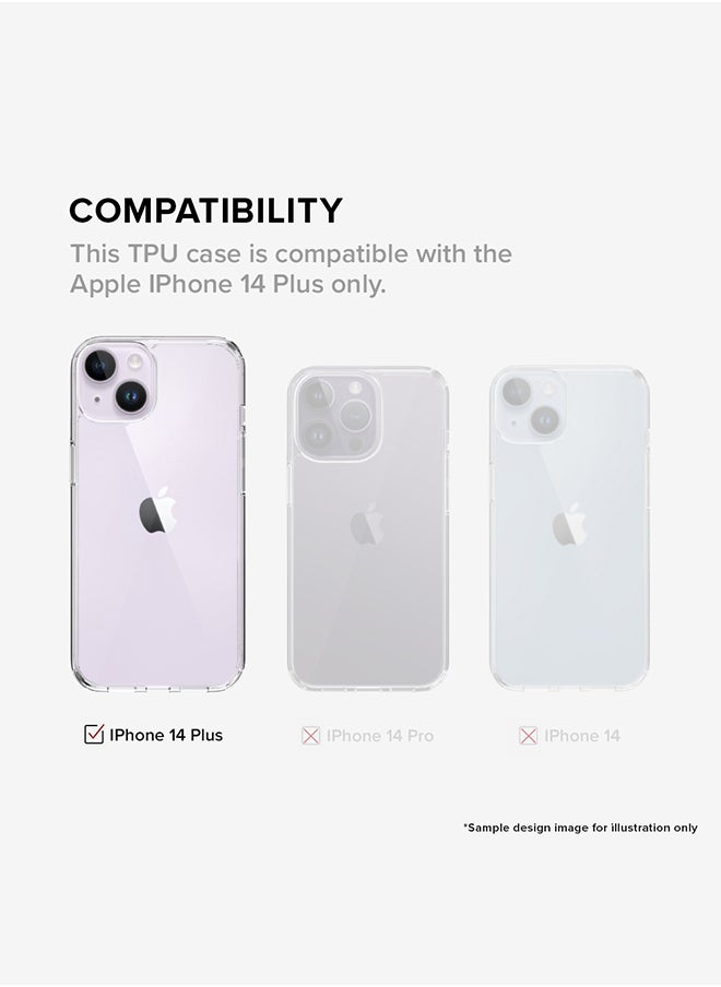 Stylizedd - Classic Clear Case for Apple iPhone 15 Plus Hybrid Soft Case Flexible Edges Anti Drop TPU PC Gel Thin Transparent Cover - Digital Camo Full Print - Image 1