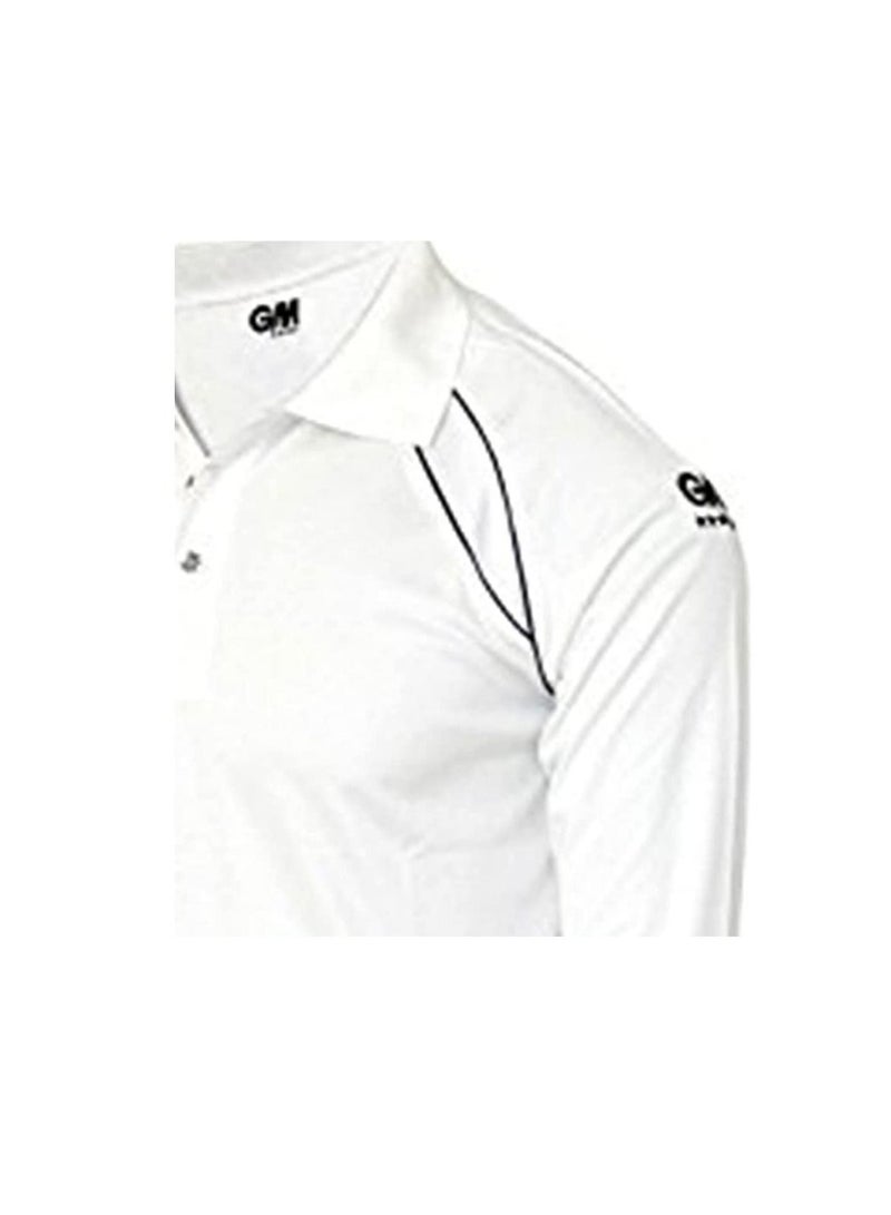 GM GM 7205 Full Sleeve Cricket T-Shirt Size-X-Large ( White/Navy) - Image 4