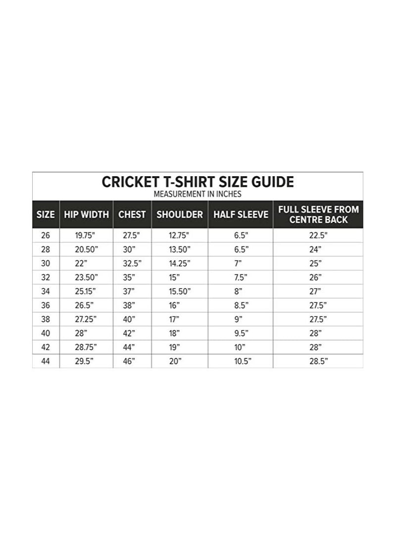 GM GM 7205 Full Sleeve Cricket T-Shirt Size-X-Large ( White/Navy) - Image 5
