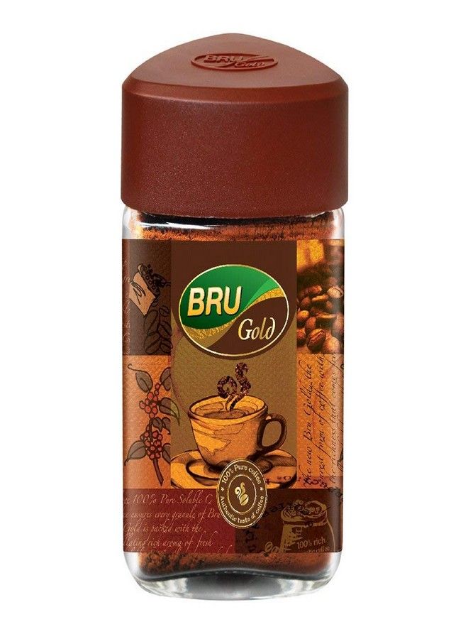 Bru Instant with Great Aroma of Freshly Roasted Coffee Beans | Authentic Taste of Coffee from South Indian Plantations | 100% Coffee, 50g Jar - Image 4