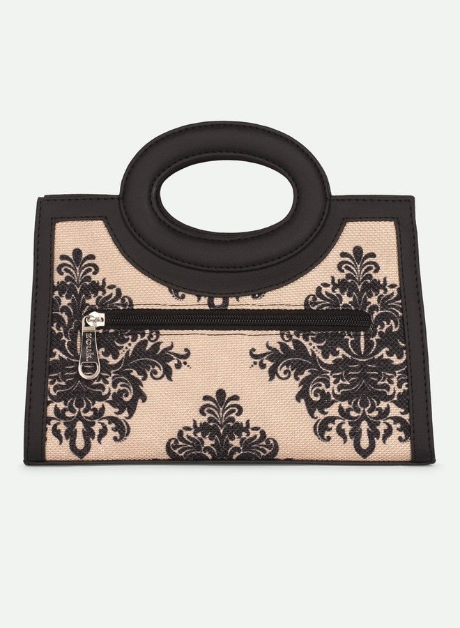 ZOUK حقيبة زوك زوي كروس بودي أنيقة للنساء | محفظة | حزام قابل للفصل | مقاومة للماء | حقيبة جانبية عصرية للبنات | صغيرة وأنيقة | نقش مغولي - Image 5